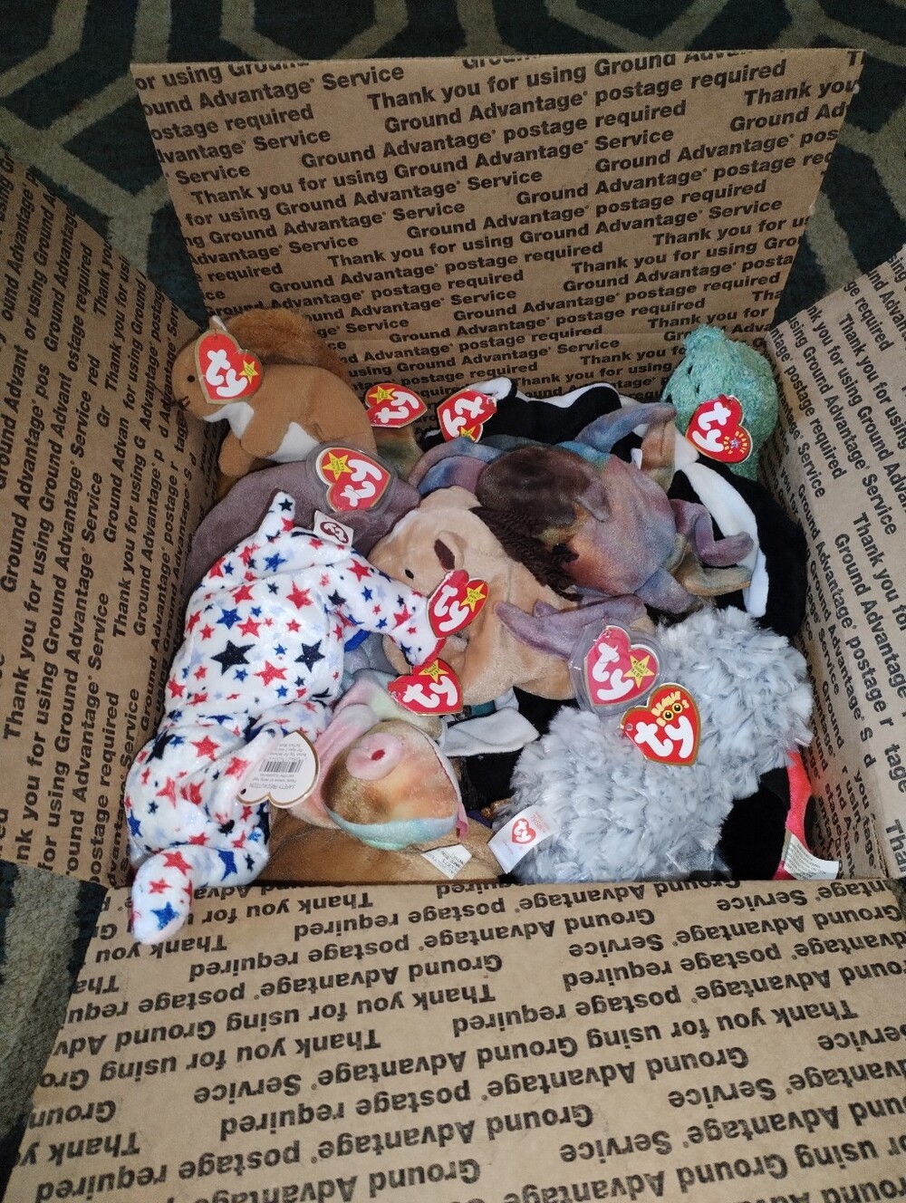 Ty Waddle Penguin Beanie Baby - Black, White, Yellow